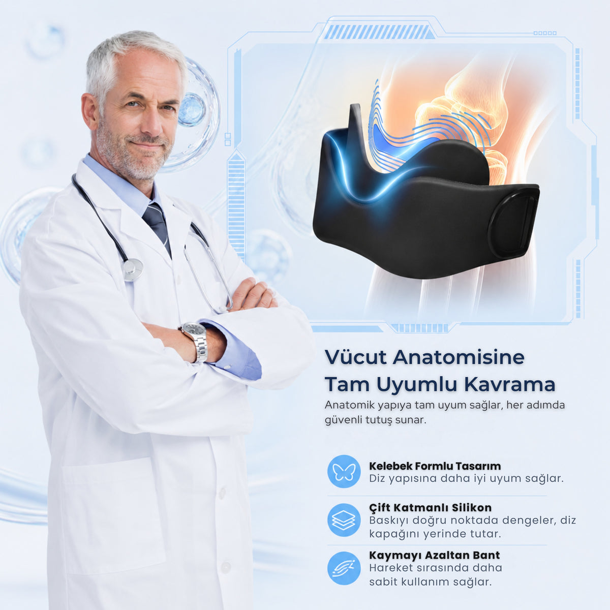Patella Sabitleme Destek Bandı