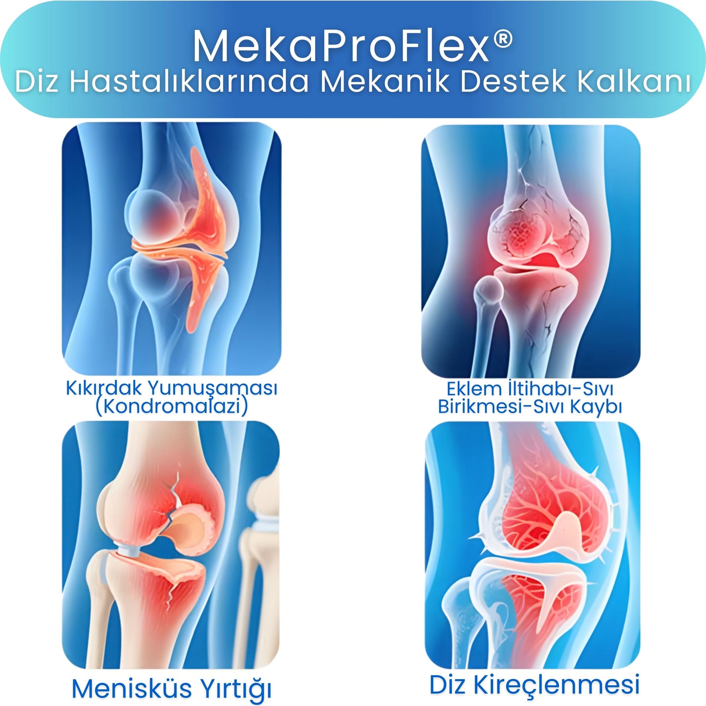 MekaProFlex® Biyomekanik Diz Destegi