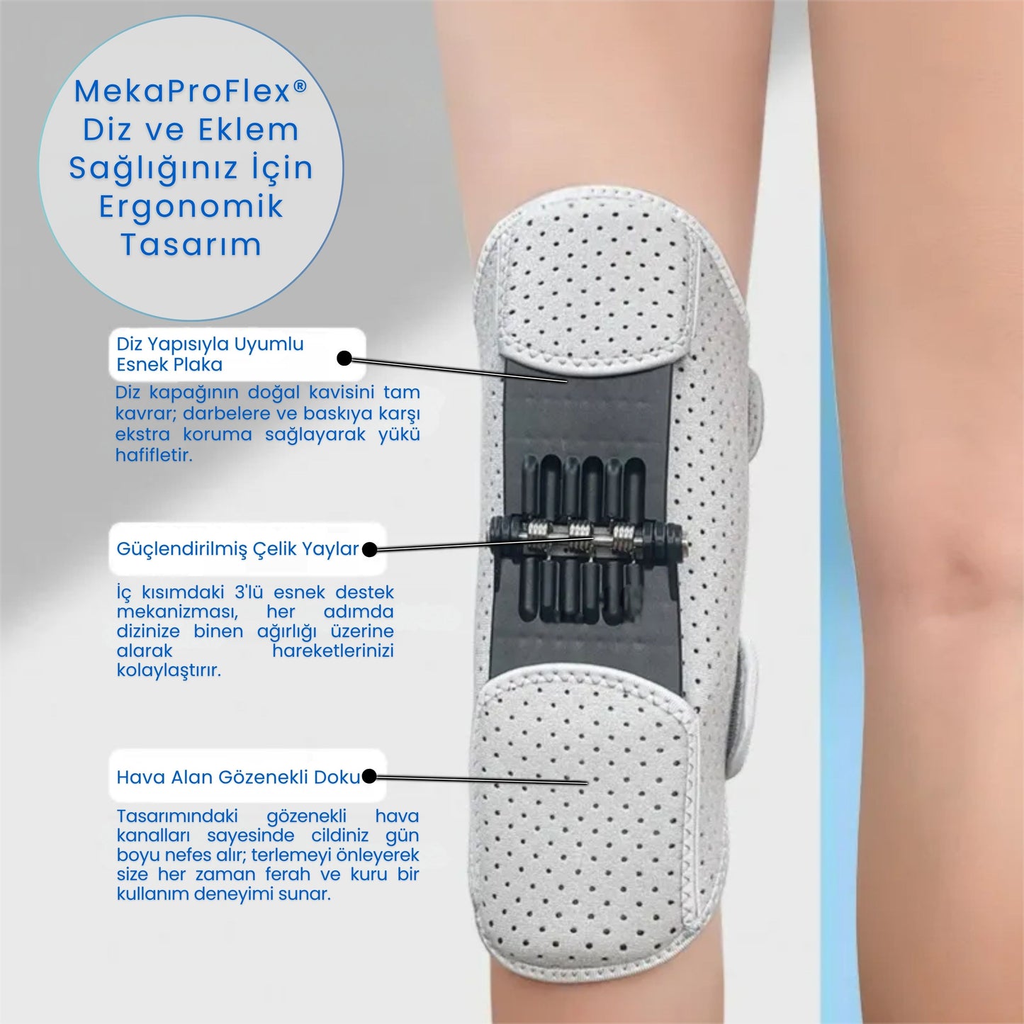 MekaProFlex® Biyomekanik Diz Destegi